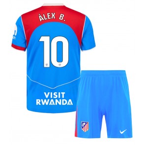 Atletico Madrid Alex Baena #10 Tredjetrøje Børn 2025-26 Kortærmet (+ Korte bukser)